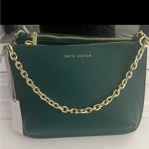 Green Chain Shoulder Bag